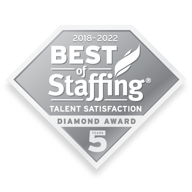 Best in Staffing 2022 5 Diamond Award