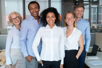 A team of business sales recruiters