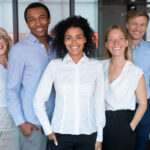 A team of business sales recruiters