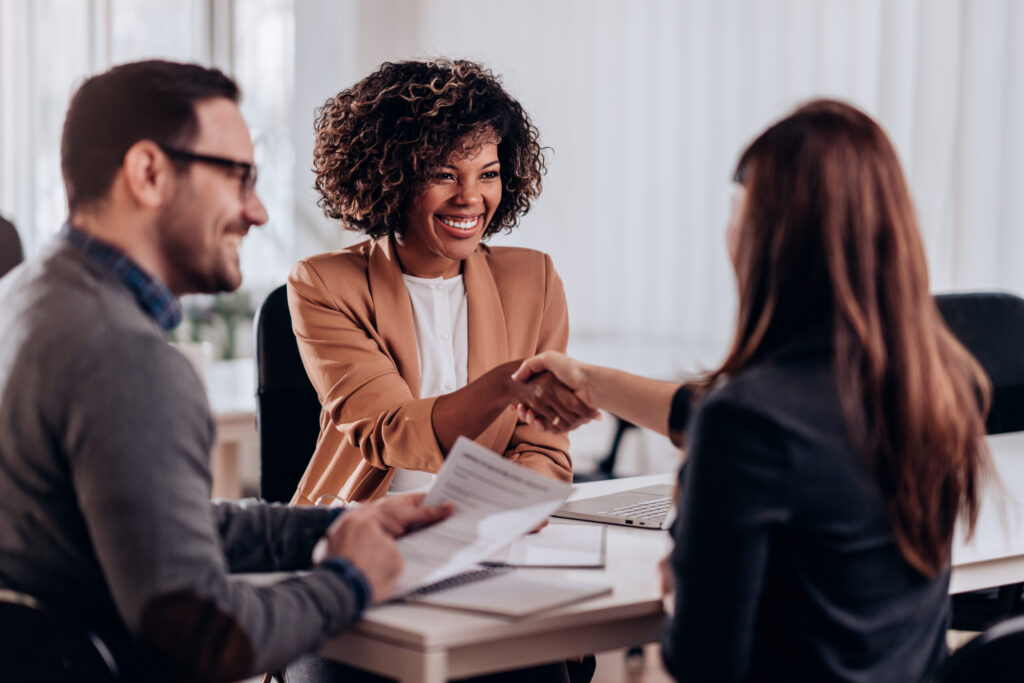 A successful interview using a third party recruiter.